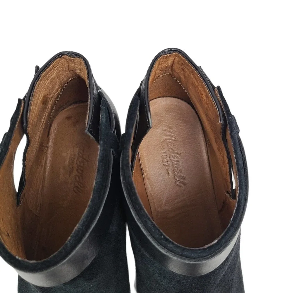 Madewell‎ Charley Collar-Stud Style Suede Booties 8